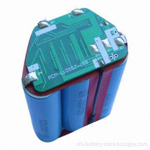Lithium-ion Battery Packs, 18650 Cell, 18.5V Voltage, 2,400mAh Capacity